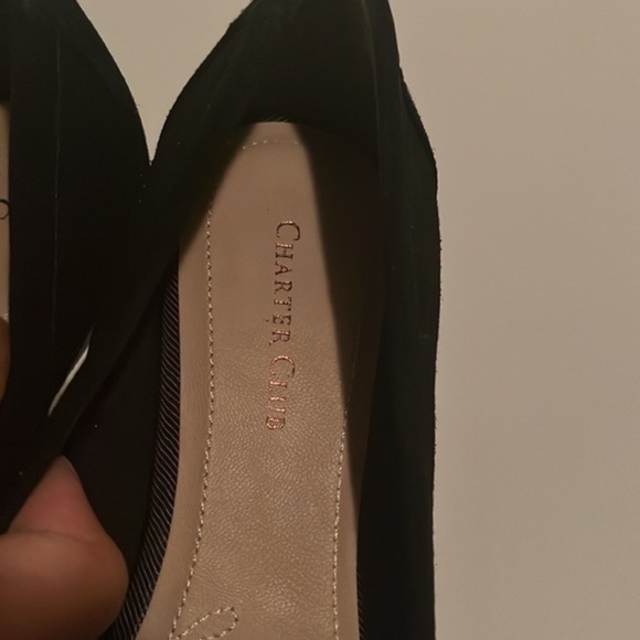 COPY - Charter club black suede shoes. - Picture 4 of 4
